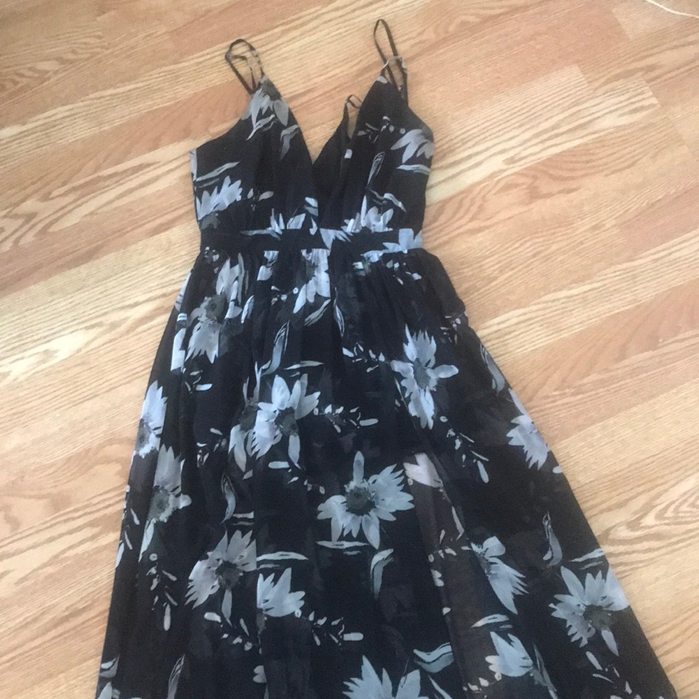 Dress/jumper (shorts under with see through dress)